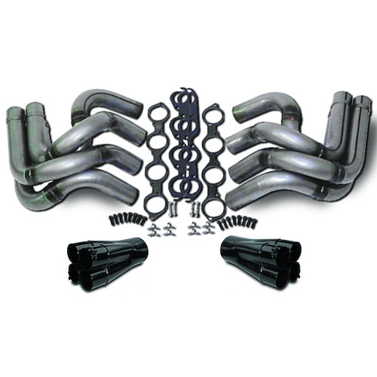 Weld-Up Drag Race Header Kit Rear Exit BB-Chevy