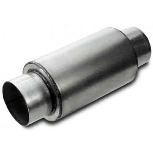 Split Flow Round Muffler 3" Dia. Inlet/Outlet