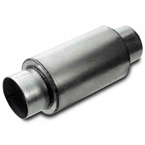 Split Flow Round Muffler 3-1/2" Dia. Inlet/Outlet