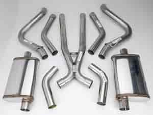 MuscleMaxx Dual Exhaust Kit 1970-81 SBC Camaro