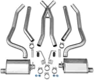 MuscleMaxx Dual Exhaust Kit 1967-69 SBC Camaro