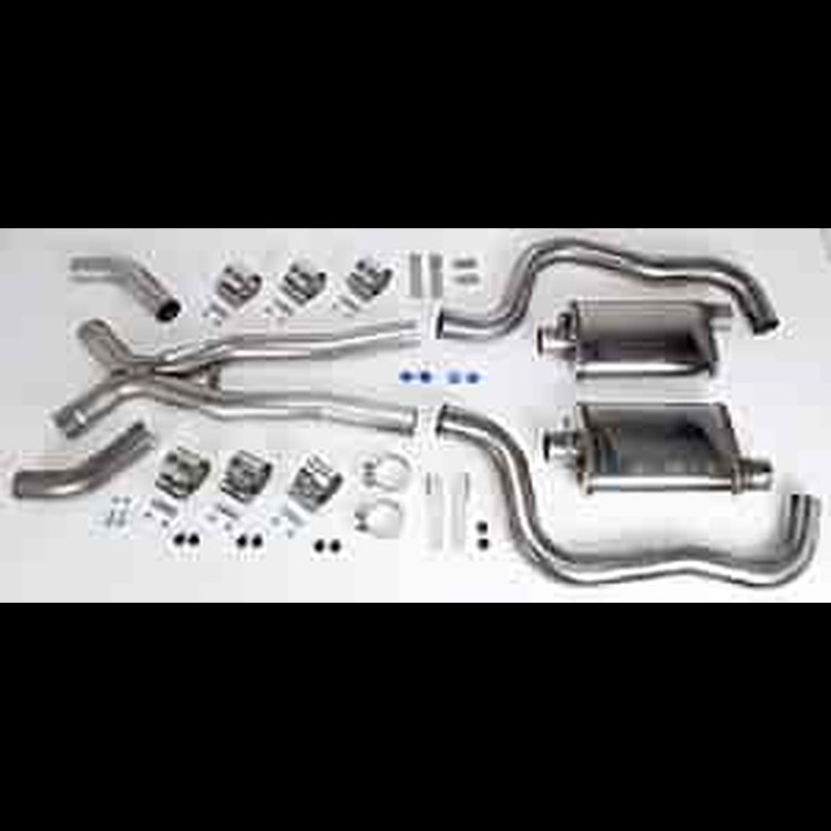 MuscleMaxx Dual Exhaust Kit 1968-72 SBC Nova