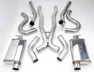 MuscleMaxx Dual Exhaust Kit 1968-72 SBC Chevelle