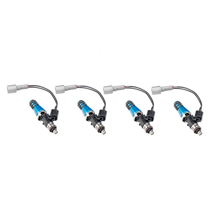 1050.30.01.60.11.4 1050cc Fuel Injector Set, 05+ Lotus Elise (2ZZ-GE), 11 mm (Blue) Adaptor Top