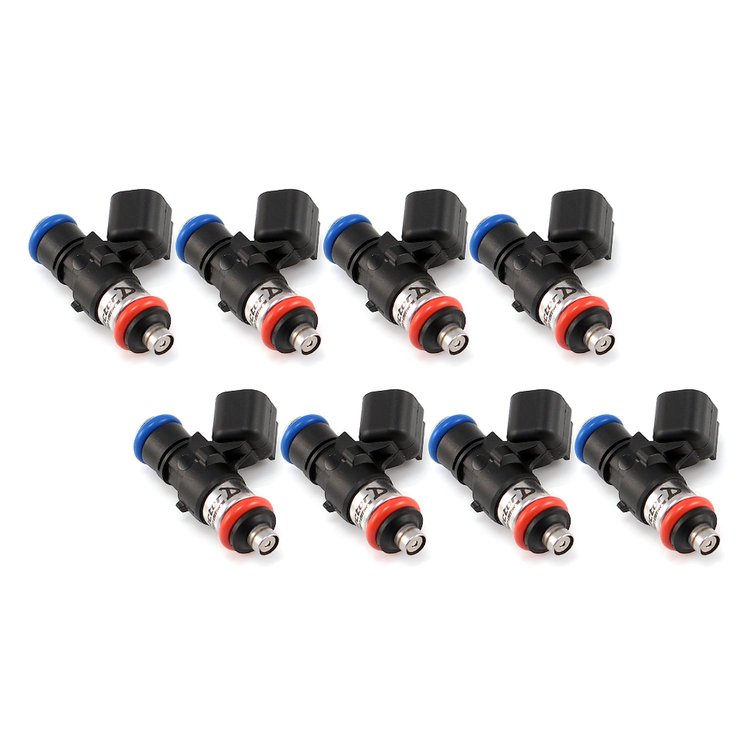 1050.34.14.15.8 1050cc Fuel Injector Set, 34 mm Length No Adaptor Top 15 mm Orange Lower O-Ring