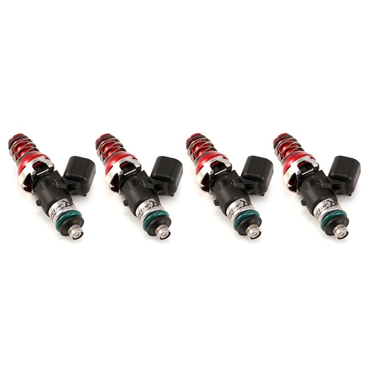 1300.48.11.14.4 1340cc Fuel Injector Set, 48 mm Length, 11 mm Gold Top, 14 mm Lower O-Ring