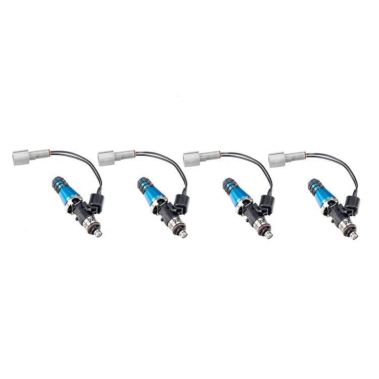 2600.17.01.60.11.4 2600cc Fuel Injector Set, 2005-2013 Scion tC, 11 mm Top, Denso Lower Cushion