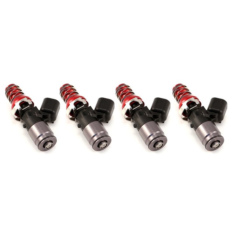 2600.48.11.WRX.4 2600cc Fuel Injector Set, 48 mm Length, 11 mm Top, WRX Bottom Adapter