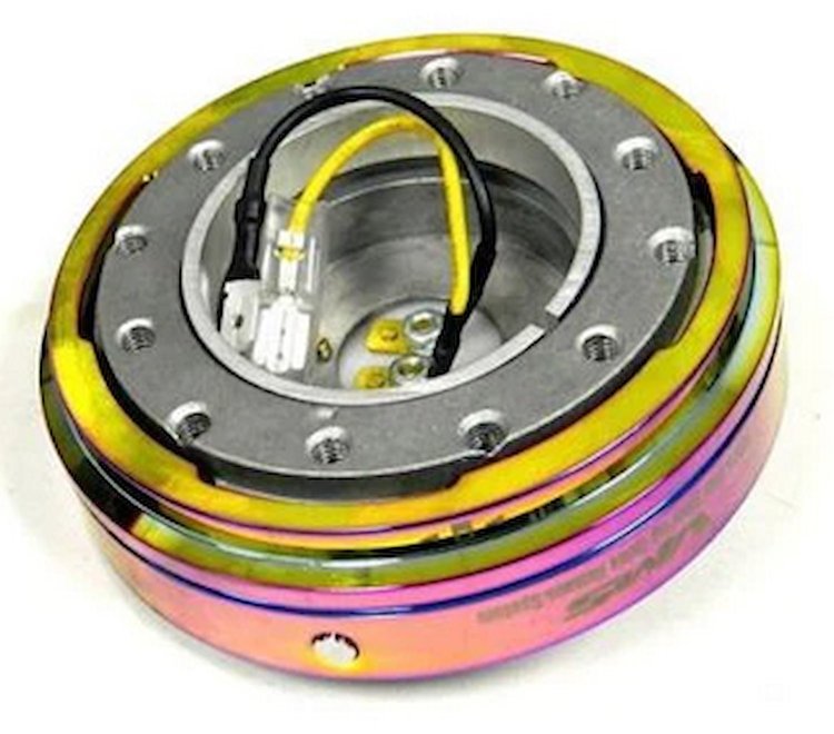 QR500NC Universal Short Steering Wheel Quick Release [Neo Chrome]