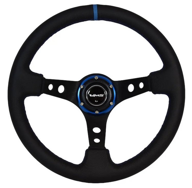 SW001B Pilotta Deep Dish Steering Wheel [Blue]