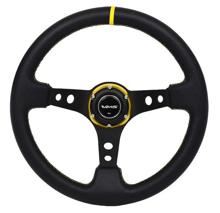SW001G Pilotta Deep Dish Steering Wheel [Gold]