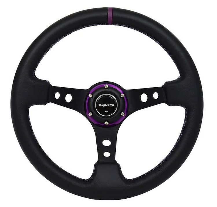 SW001P Pilotta Deep Dish Steering Wheel [Purple]