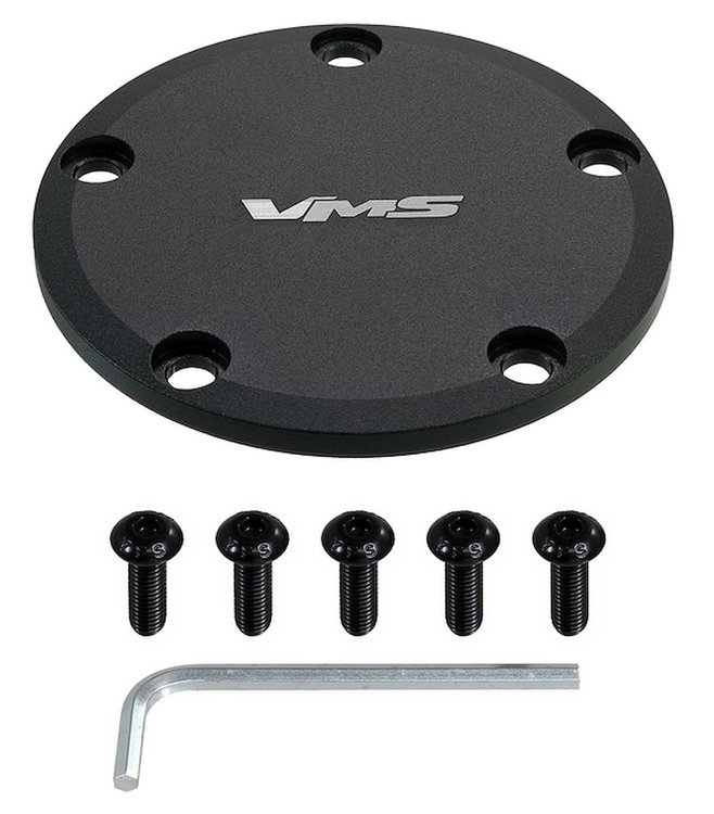 SW650BK Horn Delete Plate Kit for VMS Racing Steering Wheels 5 Bolt Hubs