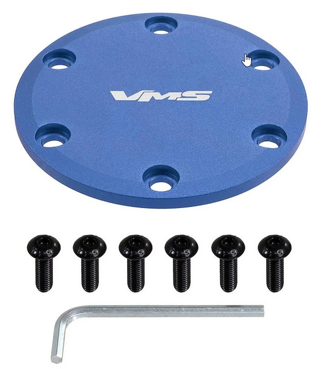 SW750BL Horn Delete Plate Kit for VMS Racing Steering Wheels 6 Bolt Hubs
