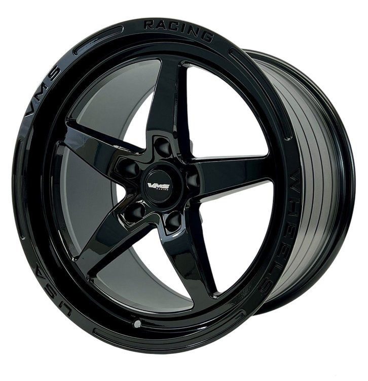 VWST098 V-Star Wheel, Size: 17" x 10", Bolt Pattern: 5 x 120.7 mm [Finish: Full Gloss Black]