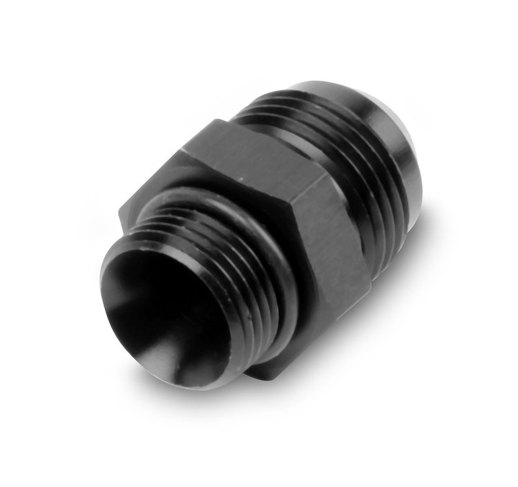 AN Radiused Fuel Pump/Regulator Fitting -12AN Male Hose, -10AN O-Ring Port