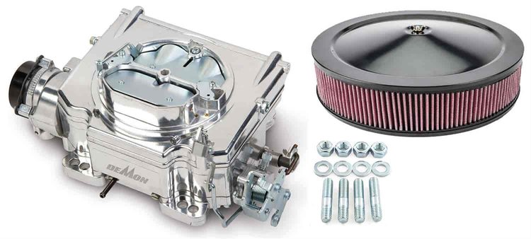 625 cfm Street Demon Carburetor Kit - Burnished Finish