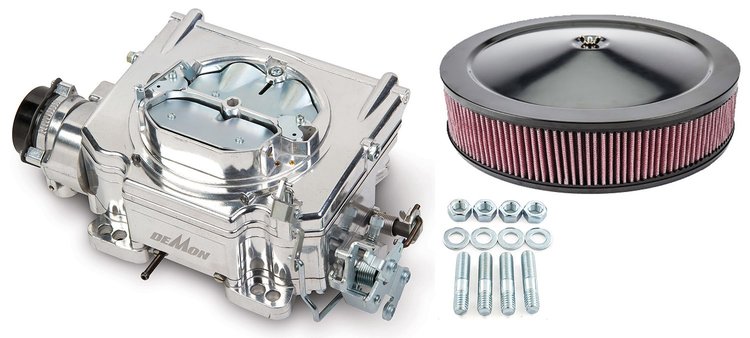 750 cfm Street Demon Carburetor Kit - Burnished Finish