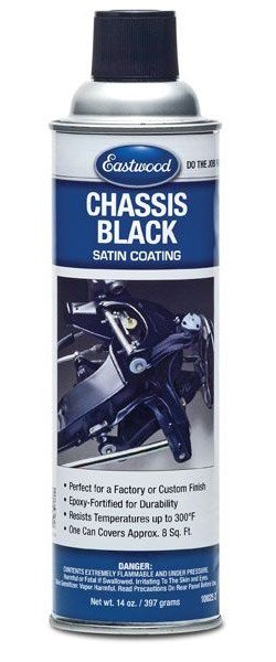 10025Z Chassis Black Satin Aerosol, 14 oz.