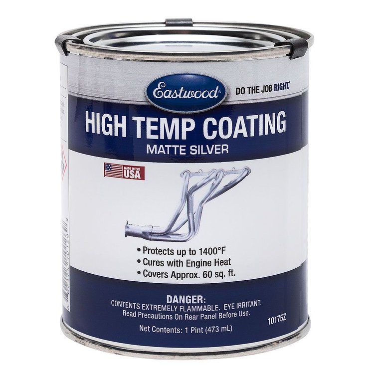 10175Z Hi-Temp Paint, Silver, Pint