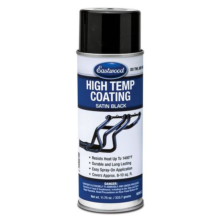 10393Z Hi-Temp Coating Aerosol, Satin Black, 11.75 oz.