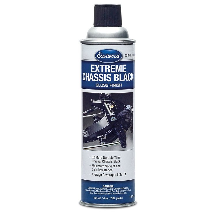 11172Z Extreme Chassis Black High-Gloss Spray Paint Aerosol, 14 oz.