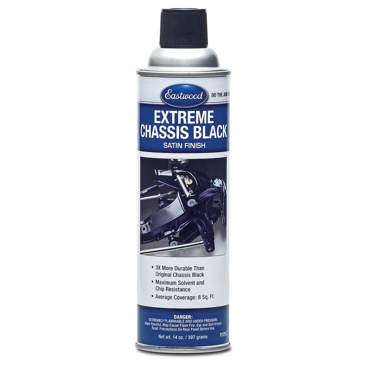 11175Z Extreme Chassis Black Satin Spray Paint Aerosol, 14 oz.