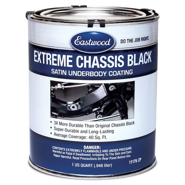 11176ZP Extreme Chassis Black Satin, Quart