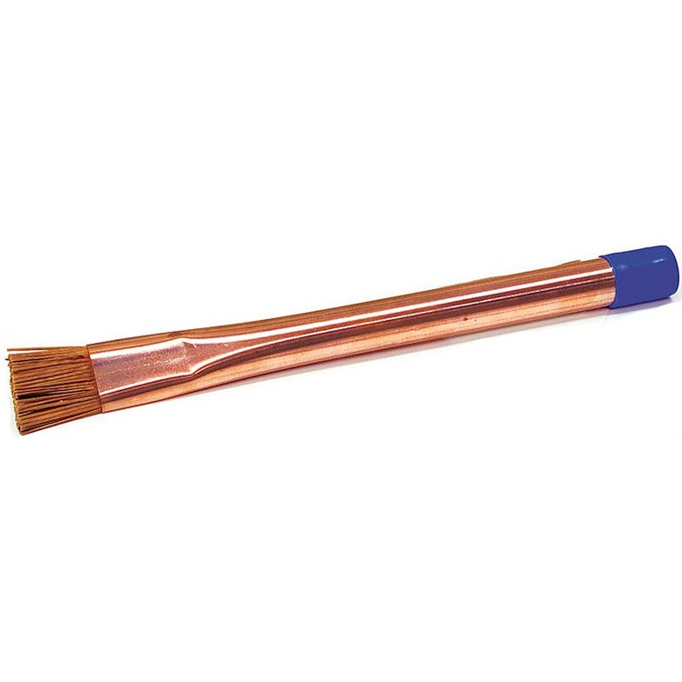 11458 Fiberglass Acid Brush. 5/8 in. x 8-3/8 in. Long Copper Handle
