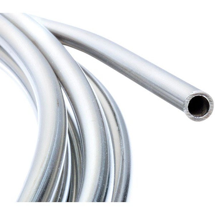 12604 Stainless Brake Tubing, 1/4 in. x 20 ft., w/ (14) SS Fittings