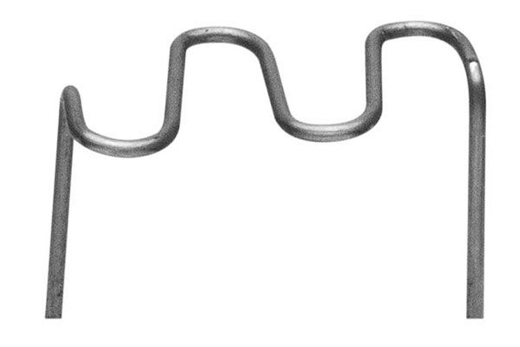13650B Staples, 0.8 mm Wave, Set of 100