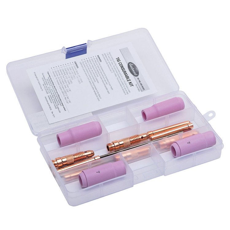 13953 TIG Accessories & Consumables Kit, For WP-17 TIG Welding Torches