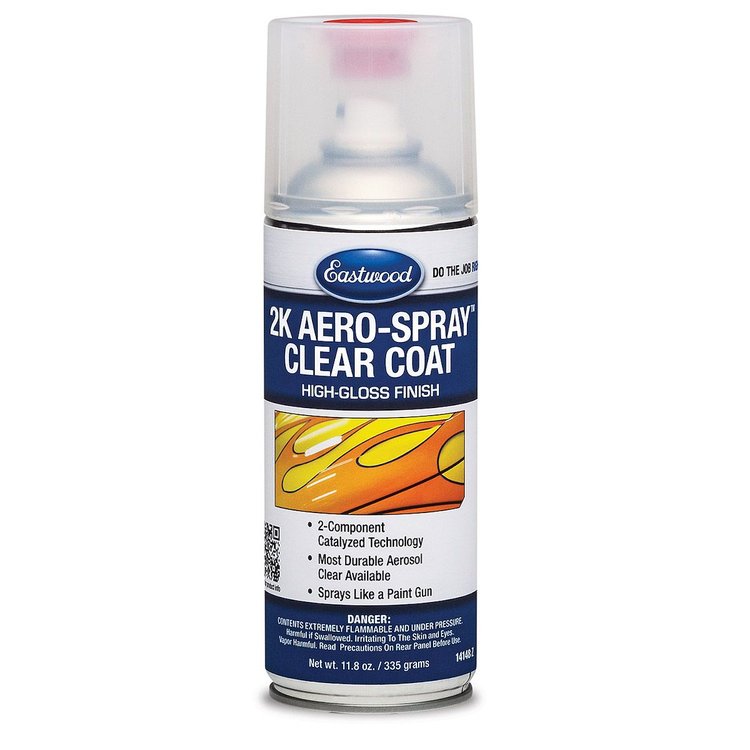 14148Z 2K AeroSpray Spray Paint, High-Gloss Clear