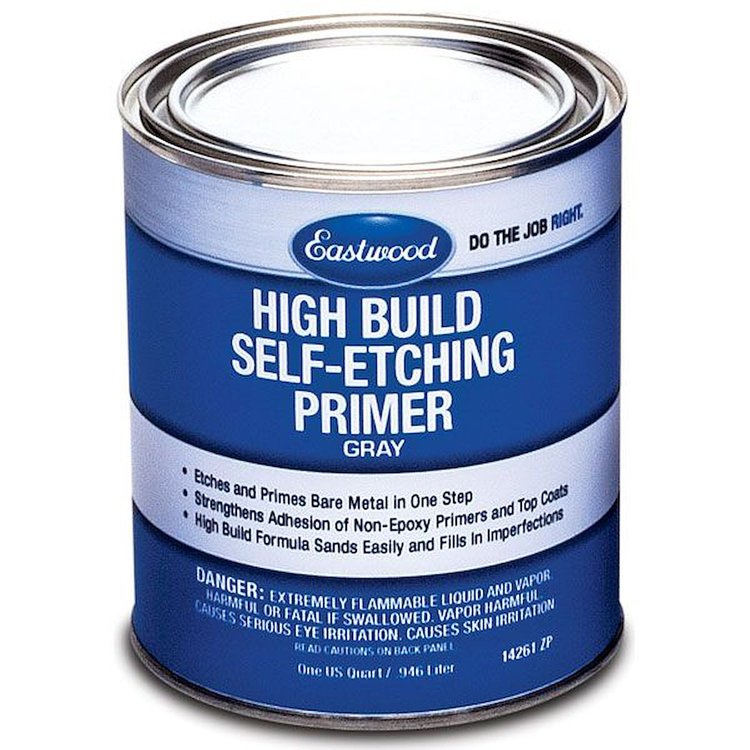 14261ZP High-Build Self Etching Primer, Gray, Quart