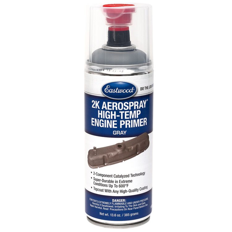 14932Z 2K AeroSpray High-Temp Engine Primer, Gray