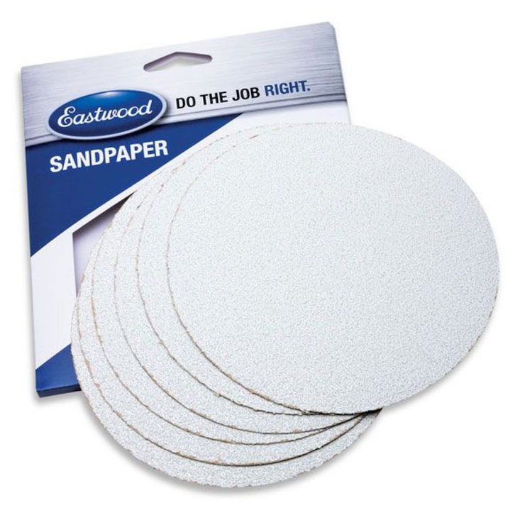 15147 Contour PSA Sandpaper, 6 in. Round, 180-Grit Pack