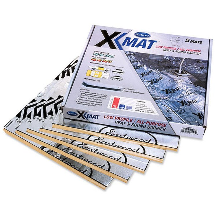 15842 X-MAT Sound Deadening Material, 12 in. x 12 in., Set of 5