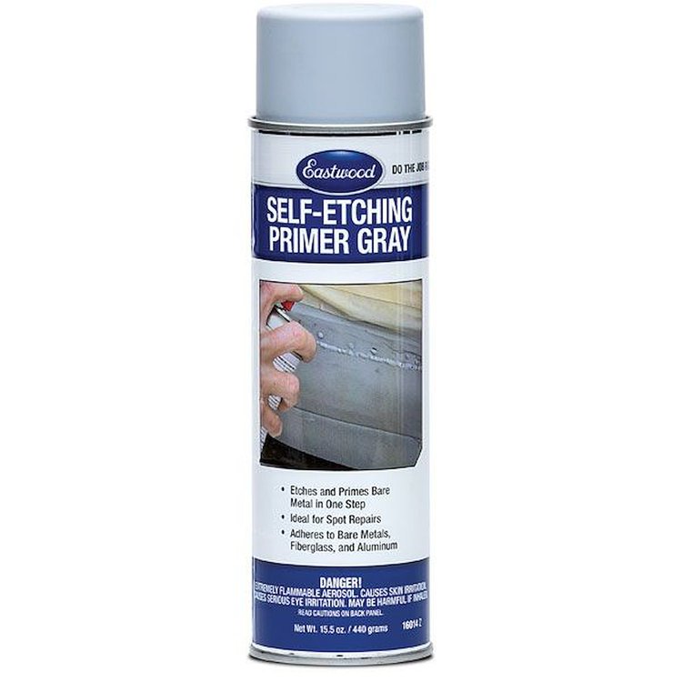 16014Z Self-Etching Primer Spray Paint Aerosol, Gray, 16 oz.