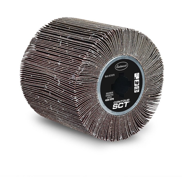 21978 Contour SCT Abrasive Flap Sanding Drum, 120-Grit