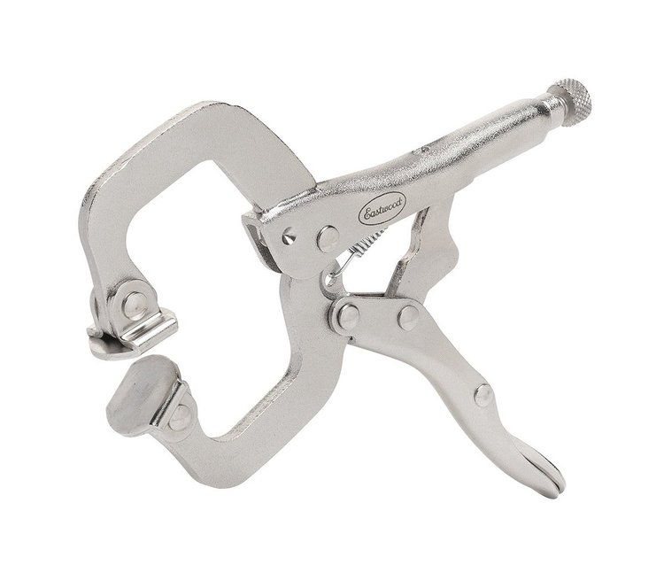 23005 4 in. Locking C-Clamp w/ Swivel Pads