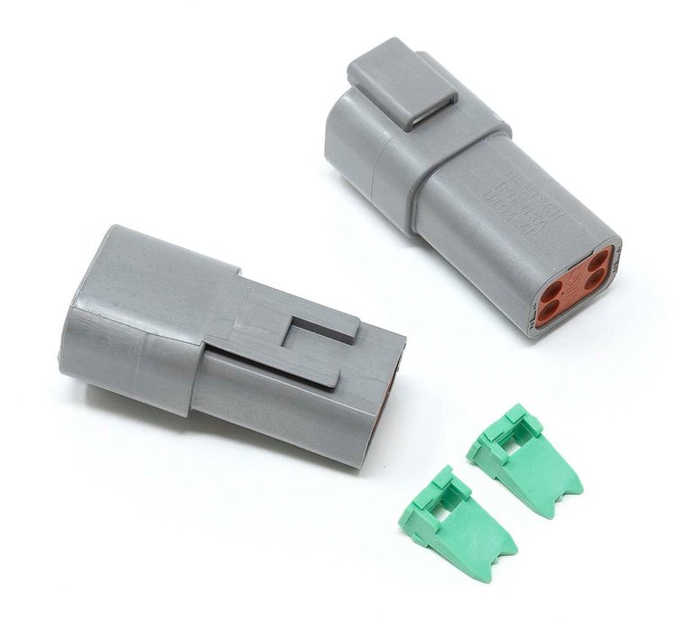 23587 Crimp-Right 2-Piece Four-Cavity Deutsch Receptacle Connector