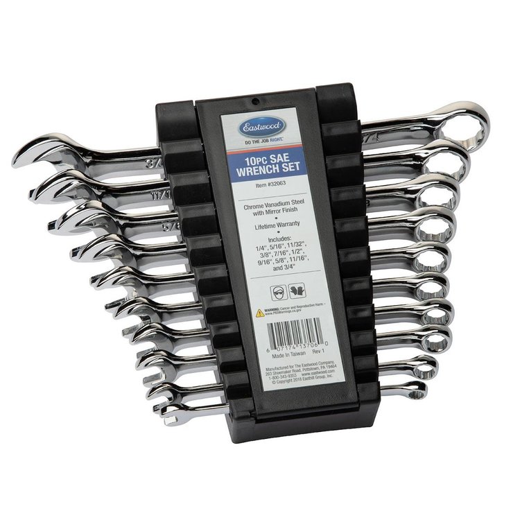 32063 SAE Wrench Set, Set of 10