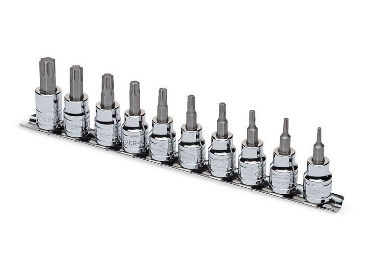 32164 Torx Bit Set, 3/8 in. Drive, Set of 10