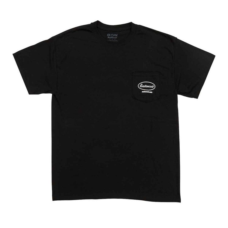 32466S Short Sleeve Do The Job Right T-Shirt, Small, w/ Front Pocket, Black