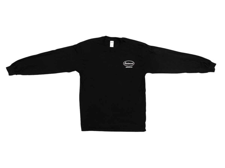 324673XL Long Sleeve Do The Job Right T-Shirt, 3XL, Black