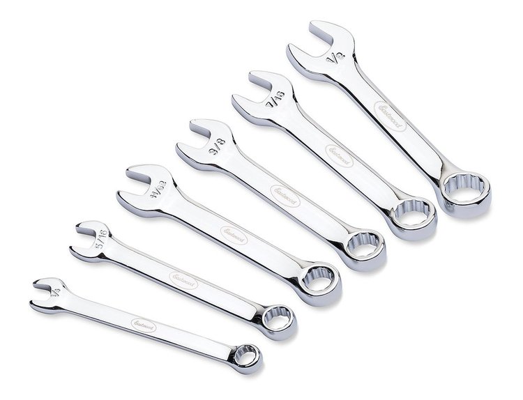 32481 Stubby SAE Wrench Set, Set of 6