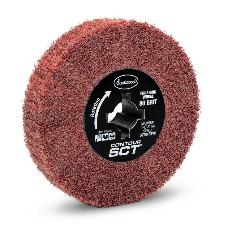 32491 Contour SCT Narrow Finishing Wheel, 80-Grit