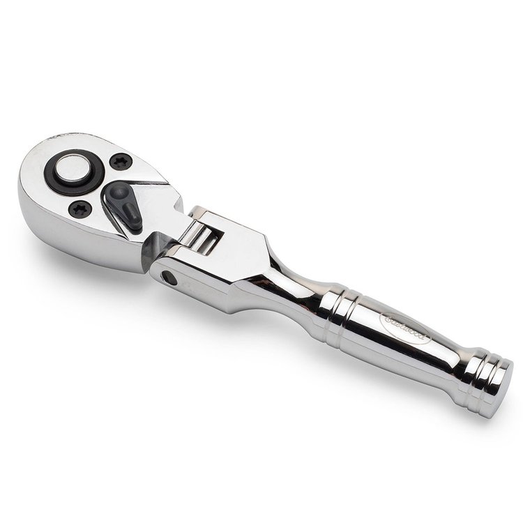 32523 Stubby Flex Head Ratchet, 1/4 in. Drive