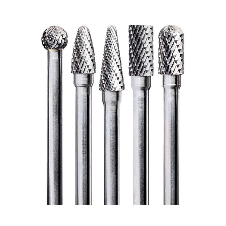 33115 Fairmount 5-Piece Long Shaft Carbide Burr Set