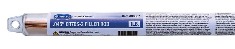 33337 .045 in. ER70S-2 Filler Rod, 1 lb., ER70S2-045-01T
